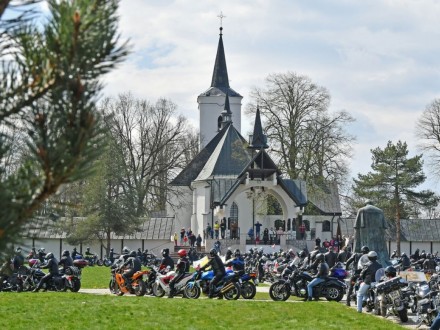 1 maja 2019 - Pielgrzymi na motocyklach (fot. Jan Ciepliński)