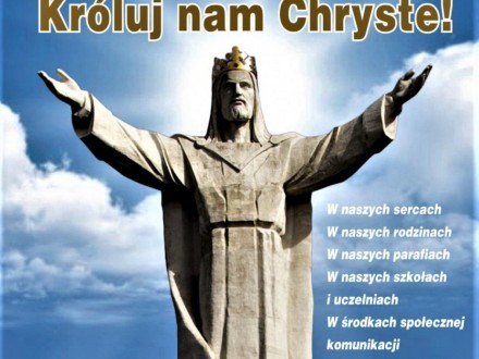 Ogłoszenia na Uroczystość Chrystusa Króla  w roku 2023